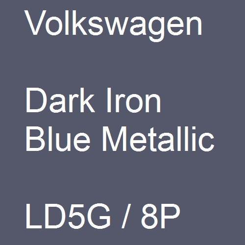 Volkswagen, Dark Iron Blue Metallic, LD5G / 8P.